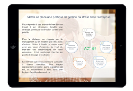 Ecrans de l'application